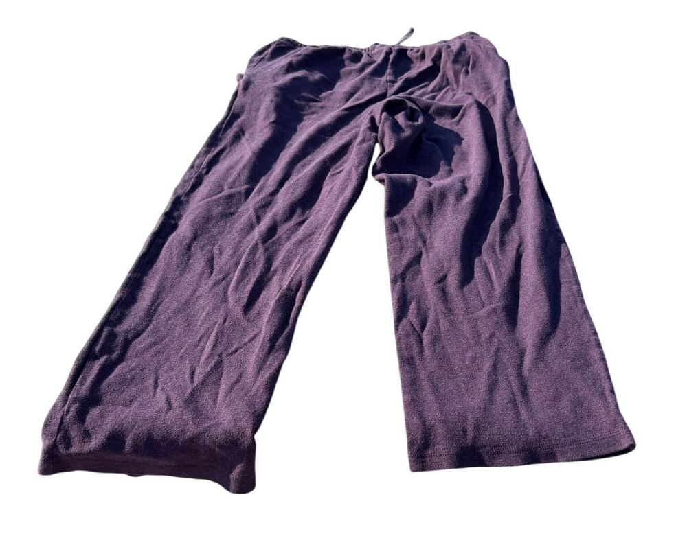 Eileen Fisher 100% Cotton Causal Lounge Pants - Purple - Size PP (XSP)